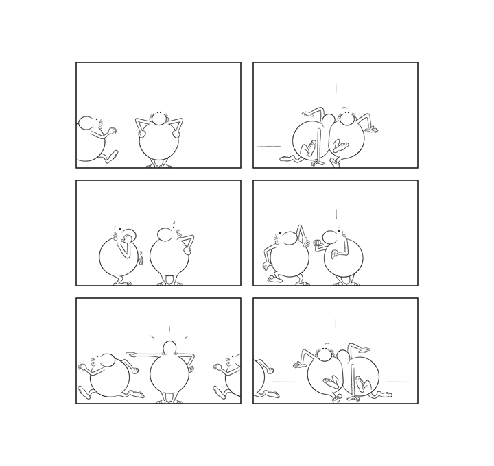 Bonom, gag 16, dom, bd, bande dessinée, fumetti, comics, minimal, minimalist, experimental
