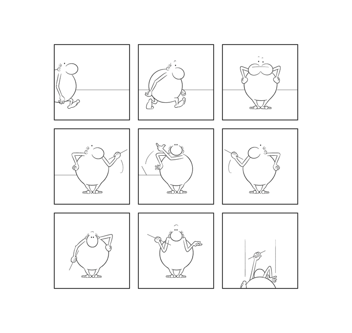 Bonom, gag 29, dom, bd, bande dessinée, fumetti, comics, minimal, minimalist, experimental