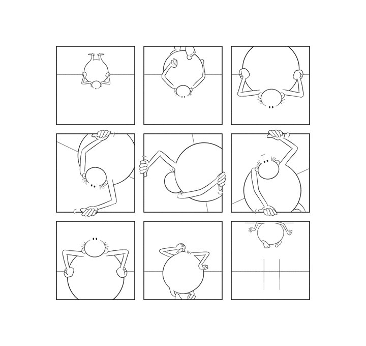 Bonom, gag 8, dom, bd, bande dessinée, fumetti, comics, minimal, minimalist, experimental