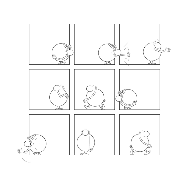 Bonom, gag 81, dom, bd, bande dessinée, fumetti, comics, minimal, minimalist, experimental